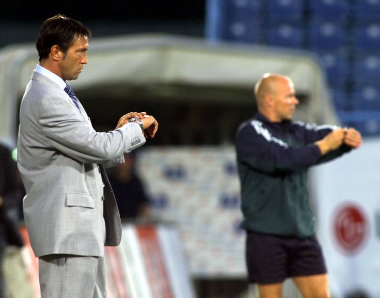 Stagione 2002/2003, Zenga diventa allenatore del National Bucarest (foto Bogdan Cristel)